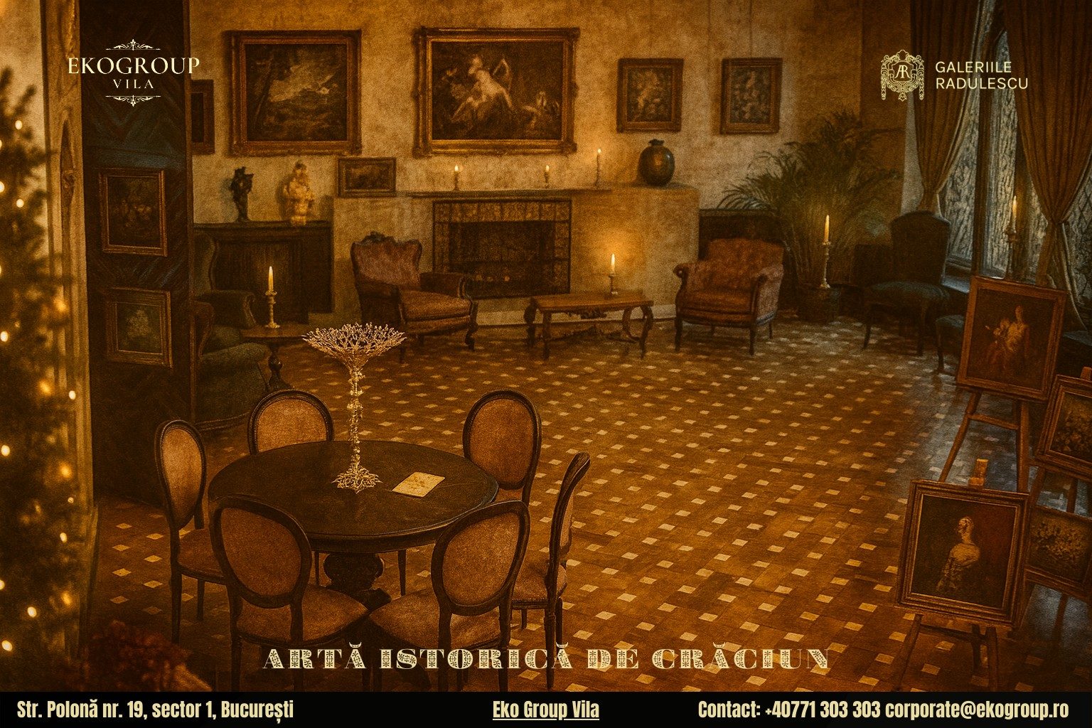 Povestea Crăciunului de altădată: magia anilor ’30 la Eko Group Vila